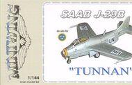  Miniwing-Plastic  1/144 Saab J-29B Tunnan MINI044