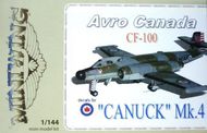  Miniwing-Plastic  1/144 Avro-Canada CF-100 'CANUCK' Mk.4 MINI058