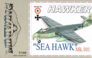  Miniwing-Plastic  1/144 Hawker 'Sea Hawk' Mk.101 MINI062