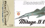  Miniwing-Plastic  1/144 Dassault MIRAGE IVA MINI070
