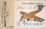  Miniwing-Plastic  1/144 F.M.A. IA-58 PUCARA New kit/resin canopy/new decals MINI071