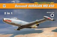 Dassault MD.450 Ouragan 2 plastic kits, 3 decals versions, BOXED* #MINI341