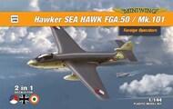 Hawker SEA HAWK Mk.50 / Mk.101 2 plastic kits, 3 decals versions, BOXED* #MINI348