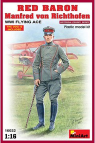  MiniArt Models  1/16 Red Baron Manfred von Richthofen WWI Flying Ace* MNA16032