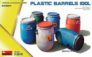  MiniArt Models  1/24 Plastic Barrels 100L MNA24004