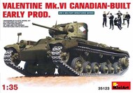 Valentine Mk.VI Canadian-Built Early Tank w/5 Crew #MNA35123