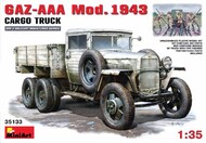 GAZ-AAA Mod 1943 Cargo Truck w/5 Crew #MNA35133