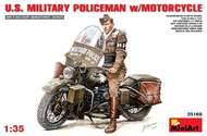  MiniArt Models  1/35 US Military Policeman w/Motorcycle* MNA35168