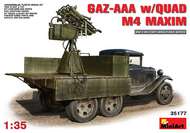 GAZ-AAA Truck w/Quad M4 Maxim Gun #MNA35177