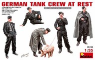  MiniArt Models  1/35 German Tank Crew at Rest (5 w/Pig) OUT OF STOCK IN US, HIGHER PRICED SOURCED IN EUROPE MNA35198