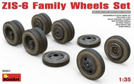 MiniArt Models  1/35 Zis-6 Family Wheels Set MNA35201