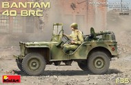 WWII Bantam 40BRC Military Car w/Gun & 5 Crew #MNA35212
