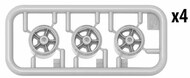  MiniArt Models  1/35 M3/M4 Roadwheels Set OUT OF STOCK IN US, HIGHER PRICED SOURCED IN EUROPE MNA35220