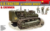 US Army Tractor w/Towing Winch & 3 Crew #MNA35225