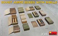  MiniArt Models  1/35 Soviet Ammo Boxes w/Shells MNA35261