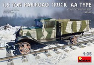  MiniArt Models  1/35 German Railroad 1.5-Ton AA Type Truck (New Tool) MNA35265