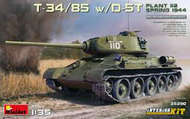  MiniArt Models  1/35 T-34/85 with D-5T Plant 112 Spring 1944 [Interior kit] MNA35290
