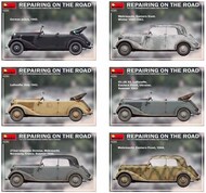  MiniArt Models  1/35 'REPAIRING ON THE ROAD' UNASSEMBLED PLASTIC MODEL KIT OUT OF STOCK IN US, HIGHER PRICED SOURCED IN EUROPE MNA35295