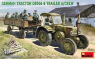 German Tractor D8506 & Trailer with Crew OUT OF STOCK IN US, HIGHER PRICED SOURCED IN EUROPE #MNA35314