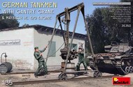  MiniArt Models  1/35 GERMAN TANKMEN WITH GANTRY CRANE & MAYBACH HL 120 ENGINE OUT OF STOCK IN US, HIGHER PRICED SOURCED IN EUROPE MNA35350