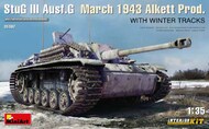  MiniArt Models  1/35 StuG.III Ausf.G March 1943 Alkett Production with Winter Tracks [INTERIOR KIT] MNA35367