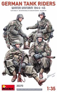  Miniart Models  1/35 German Tank Riders Winter Uniform 1944-45 Figure Set MNA35370