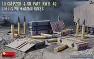  7.5cm PzGr & Gr Patr KwK 40 Shells with Ammo Boxes* #MNA35381