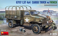  MiniArt Models  1/35 US Army G7117 1.5-Ton 4x4 Cargo Truck w/Winch MNA35389