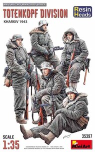 World War II Totenkopf Division Kharkov 1943 (5 Figures & Resin Heads) #MNA35397