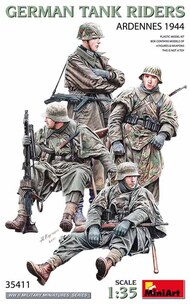  MiniArt Models  1/35 German Tank Riders, Ardennes 1944 OUT OF STOCK IN US, HIGHER PRICED SOURCED IN EUROPE MNA35411