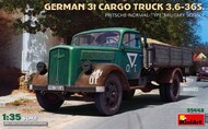  MiniArt Models  1/35  German 3t Cargo Truck 3.6-36S OUT OF STOCK IN US, HIGHER PRICED SOURCED IN EUROPE MNA35442