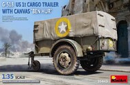  MiniArt Models  1/35 G-518 US 1-Ton Cargo Trailer with Canvas 'Ben Hur' MNA35443