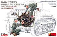US Tank Repair Crew with Continental W-670 Engine #MNA35461