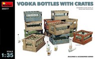  MiniArt Models  1/35 Vodka & Schnaps Bottles w/Crates (New Tool) (AUG) MNA35577