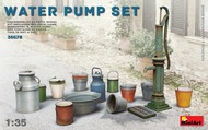 Water Pump Set w/Buckets, Cans, etc #MNA35578
