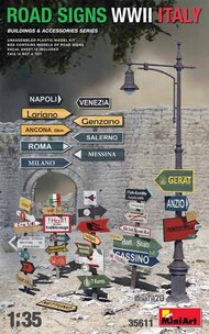  MiniArt Models  1/35 ROAD SIGNS WWII ITALY MNA35611