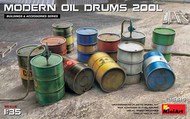  MiniArt Models  1/35 Fuel & Oil Drums Modern MNA35615