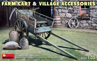  MiniArt Models  1/35 Farm Cart & Village Accessories MNA35657