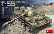  MiniArt Models  1/35 Soviet T-55 Mod 1963 Tank w/Full Interior (New Tool) MNA37018