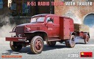  MiniArt Models  1/35  K-51 Radio Truck with Trailer MNA37062