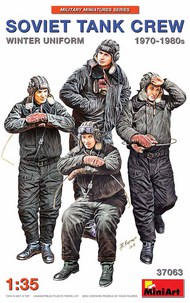  MiniArt Models  1/35 Soviet Tank Crew 1970-1980s Winter Uniform Figure Set OUT OF STOCK IN US, HIGHER PRICED SOURCED IN EUROPE MNA37063