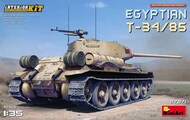  MiniArt Models  1/35 EGYPTIAN T-34/85. with highly detailed WITH INTERIOR KIT MNA37071