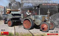  MiniArt Models  1/35 German Industrial Tractor D8511 Mod 1936 with Cargo Trailer MNA38033