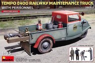  MiniArt Models  1/35 Tempo E400 Railway Maintenance Truck w/ Personnel OUT OF STOCK IN US, HIGHER PRICED SOURCED IN EUROPE MNA38063