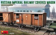 Russian Imperial Railway Covered Wagon #MNA39002