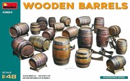  MiniArt Models  1/48 Wooden Barrels. Assorted sizes MNA49014