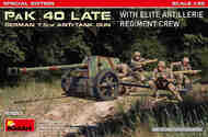 German 7.5 PaK 40 Late with Elite Crew MNA53013