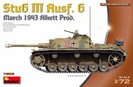  MiniArt Models  1/72 Sturmgeschutz/StuG.III Ausf.G March 1943 Prod. MNA72105