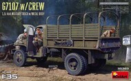 G7107 4x4 w/CREW 1,5t U.S. Cargo Truck w/ Metal body and Crew #MNA35383