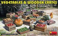 Vegetables & Wooden Crates #MNA35629